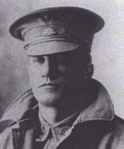 Arthur Cripps dressed in his army uniform 